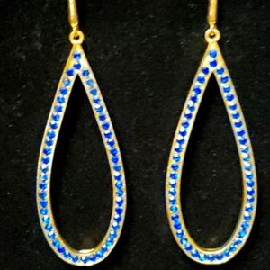 Cashe Blue Crystal Earrings